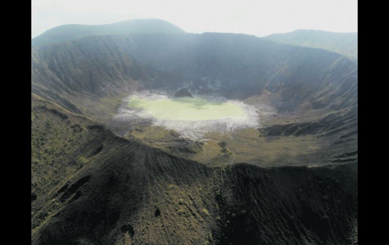 Vista del volcán Chichón, ubicado en Chiapas, que en su última erupción cobró la vida de cientos de personas. EL UNIVERSAL  /