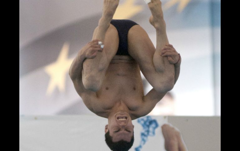 En la pasada serie mundial, el clavadista no pudo subir al podio y se ubicó cuarto en trampolín individual. NOTIMEX  /