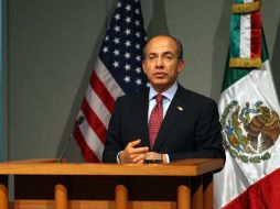 El Presidente Felipe Calderón, se reunión con el Consejo de Administración del Greater Houston Partnership. NTX  /