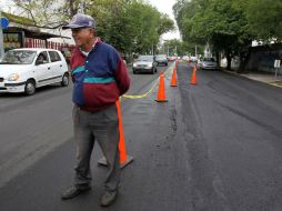 Actualmente el ayuntamiento tapatío ejecuta una obra de pavimentación en el Oriente de la Ciudad. ARCHIVO  /