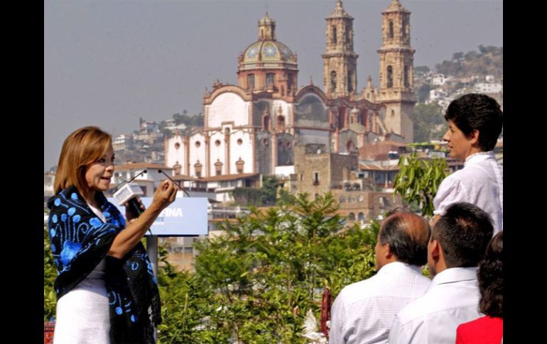 Vázquez Mota realizó un ''Encuentro Ciudadano'' en Taxco, Guerrero. EL UNIVERSAL  /