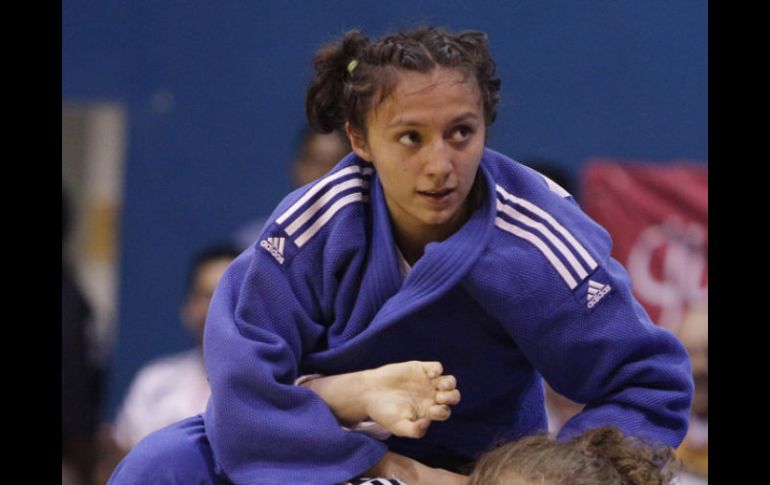 La judoca tapatía Edna Carrillo durante los Juegos Panamericanos 2011. ARCHIVO  /