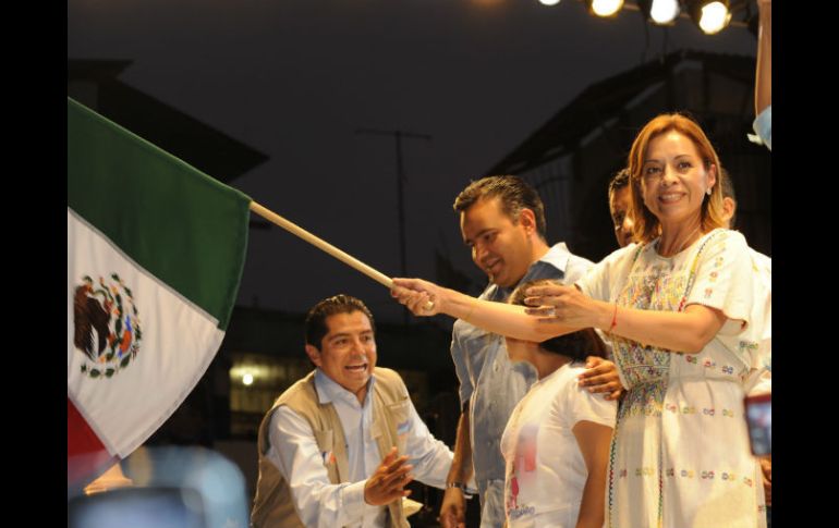 Josefina Vázquez Mota estuvo de gira en Baja California Sur. ARCHIVO  /