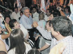 El panista arrancó anoche su carrera hacia la Presidencia municipal.  /