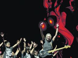 El ex líder de Pink Floyd dedicó su presentación a las víctimas de la delincuencia organizada.  /