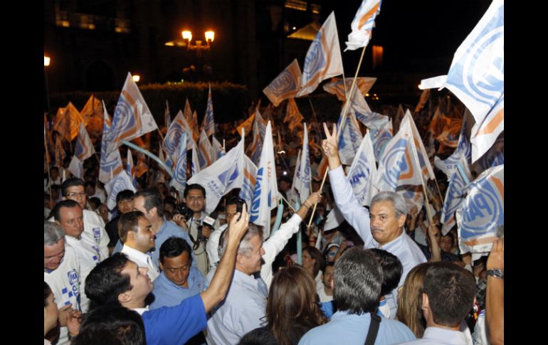 El candidato del PAN a la alcaldía de Guadalajara, Alberto Cárdenas Jiménez, fue de los primeros en arrancar su campaña.  /