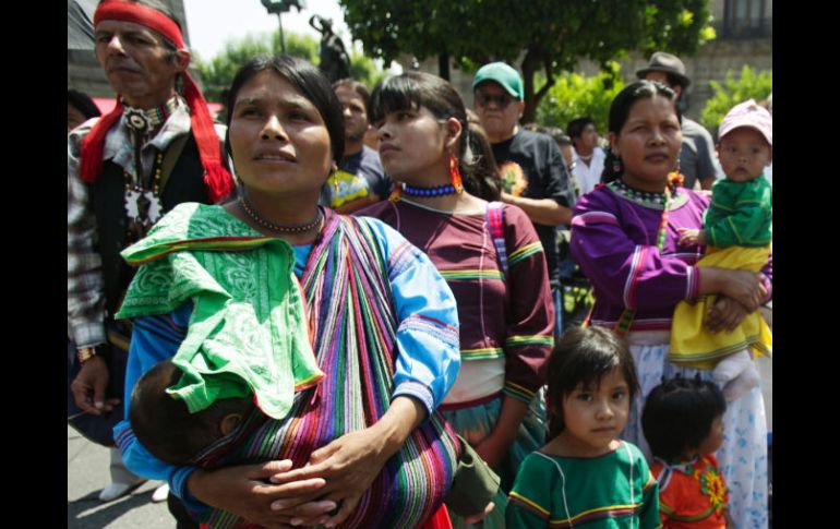 El evento es en apoyo a la preservación del territorio sagrado huichol del Wirikuta. ARCHIVO  /