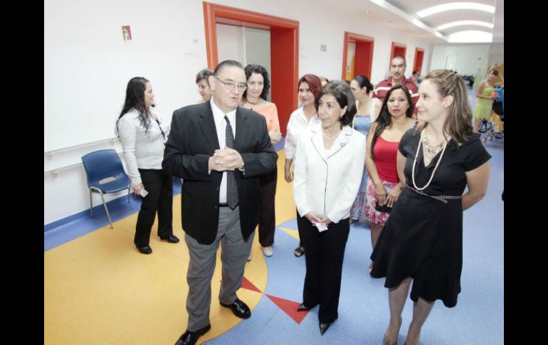 Maricarmen Mendoza recorrió las instalaciones del CRIT. ESPECIAL  /