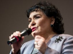 Carmen salinas, en una de sus múltiples apariciones en público. ARCHIVO  /