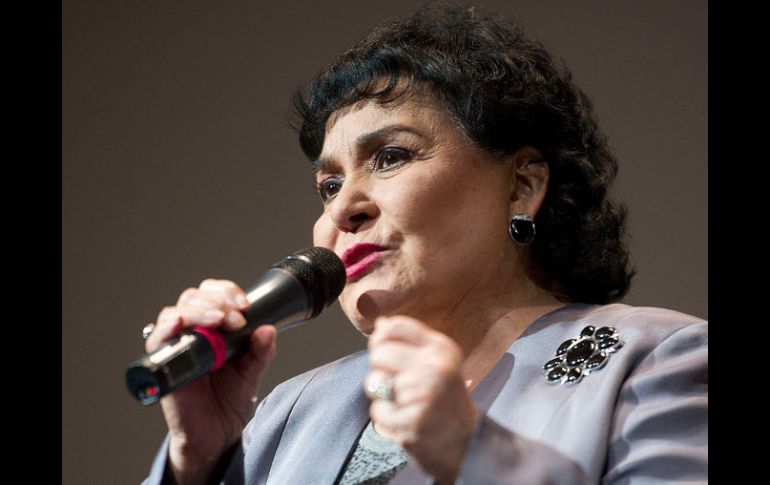 Carmen salinas, en una de sus múltiples apariciones en público. ARCHIVO  /