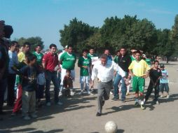 Arana aseguró que todos los fines de semana durante su campaña continuarán los torneos de diferentes deportes.  /