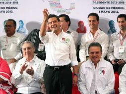 Peña Nieto reiteró que su proyecto busca un cambio para que repercuta en una mejor calidad de vida de los trabajadores. EL UNIVERSAL  /