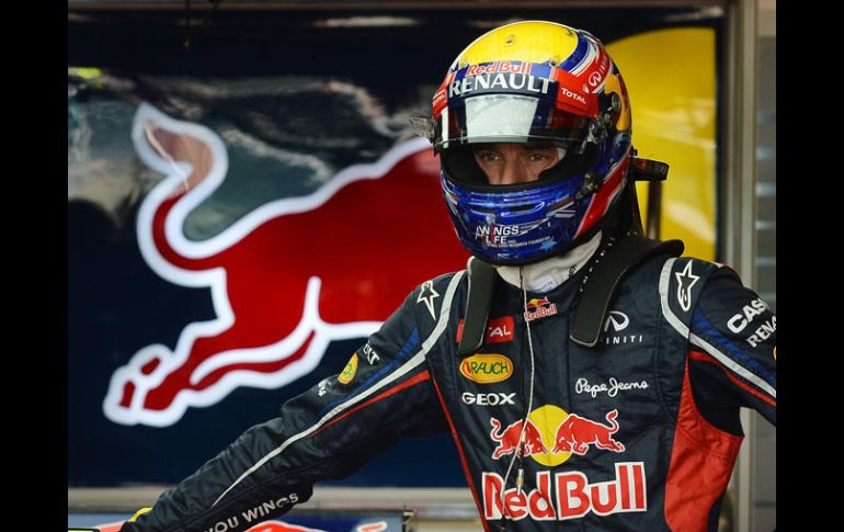 Mark Webber niega cualquier acercamiento con Ferrari. AFP  /