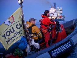 Se trata del mismo barco que varios activistas habian tratado de detener hace dos días. AFP  /