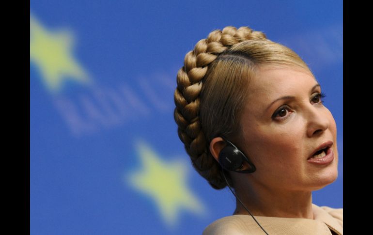 La ex primera ministra, Yulia Timoshenko, ucraniana fue condenada en 2011 a siete años de cárcel por abuso de poder. AP  /