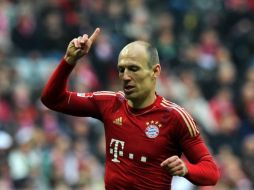 Arjen Robben llegó al Bayern en verano de 2009. AFP  /