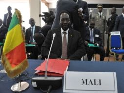 Líder interino de Malí, Dioncounda Traore, durante la inauguración de la CEDEAO. AFP  /