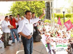 Héctor Robles candidato a la alcaldía de Zapopan se dice orgulloso de su partido. ARCHIVO  /