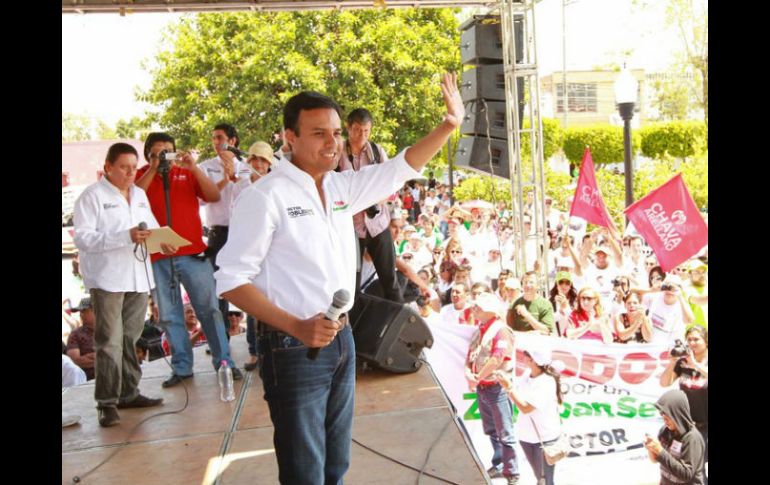 Héctor Robles candidato a la alcaldía de Zapopan se dice orgulloso de su partido. ARCHIVO  /