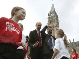 El anuncio se hizo en un acto que fue encabezado por el Ministro de Deportes de Canadá, Bal Gosal. REUTERS  /