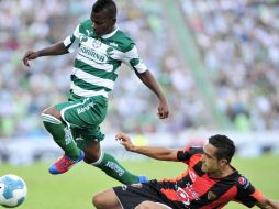 Quintero marcó en los últimos segundos del partido de ida de los cuartos de final. NOTIMEX  /