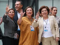 Isabel Miranda de Wallace a su llegada al debate de los candidatos a la Presidencia de la República. ARCHIVO  /