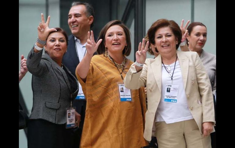 Isabel Miranda de Wallace a su llegada al debate de los candidatos a la Presidencia de la República. ARCHIVO  /