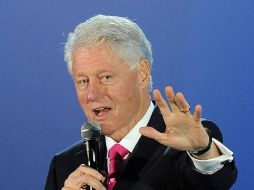 Bill Clinton se mostró partidario de impulsar políticas que dinamicen la actividad y la inversión privadas. ARCHIVO  /