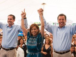 Josefina Vázquez Mota durante un encuentro ciudadano en Guanajuato. NTX  /