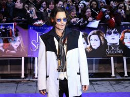 Johnny Depp en la alfombra roja de la cinta en Londres. REUTERS  /