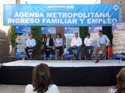 Los candidato a las alcaldías de la Zona Metropolitana de Guadalajara se reunieron  para dar a conocer sus propuestas.  /