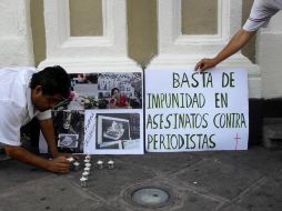 EU destaca que desde 2000 más de 75 periodistas han sido asesinados. ARCHIVO  /