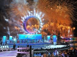 Aspecto de la ceremonia inaugural de Ueosu, Corea. AFP  /