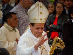 El cardenal Norberto Rivera, ofreció misa dominical en la Catedral de la Ciudad de México. NTX  /