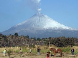 Debido a la intensa actividad del Popocatépetl, autoridades capitalinas monitorean la calidad del aire. EL UNIVERSAL  /