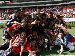 Guadalajara es el actual campeón de la categoría Sub-17, el año pasado ganó el título frente a Tecos. ARCHIVO  /