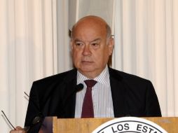 José Miguel Insulza declaró que el tema del narcotráfico de drogas concierne a los países de tráfico como de destino. ARCHIVO  /