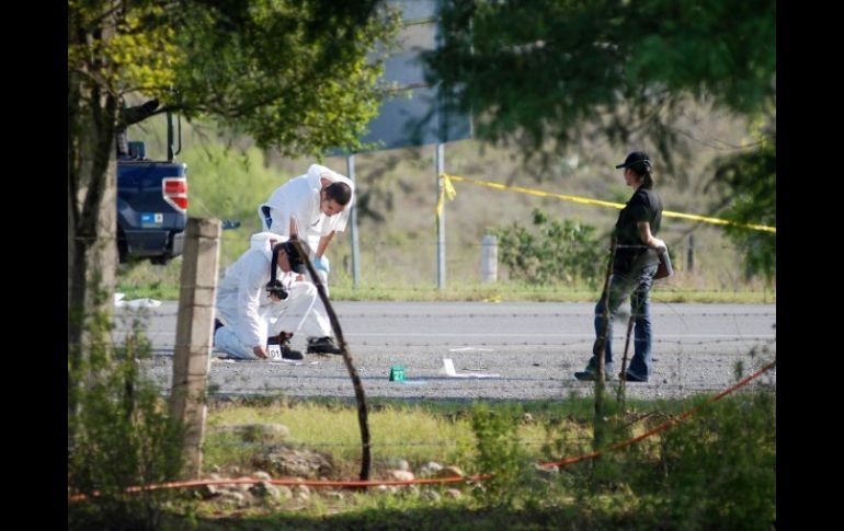 Personal de la PGR apoyará en las indagatorias sobre los cuerpos abandonados en Cadereyta. ARCHIVO  /