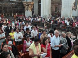 Se despidió con una misa en la Catedral Metropolitana al ex funcionario del INAH. ARCHIVO  /