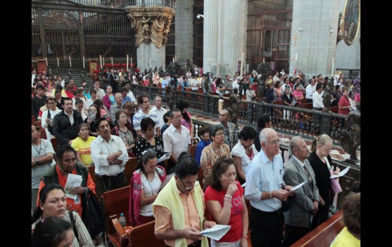 Se despidió con una misa en la Catedral Metropolitana al ex funcionario del INAH. ARCHIVO  /