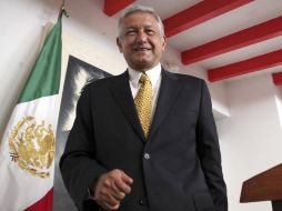 Al ser cuestionado sobre si tiene el apoyo del rector de la UNAM, López Obrador prefirió no opinar. EL UNIVERSAL  /