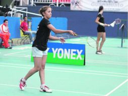 Haramara Gaitán aportó ayer a Jalisco una medalla de plata de bádminton en la categoría singles Juvenil Menor. ESPECIAL  /