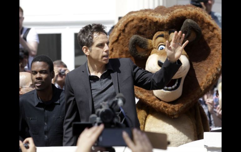 El reparto estrella lo llevan Ben Stiller con la voz de el león Alex y Chris Rock que hace a la cebra Marty. AP  /