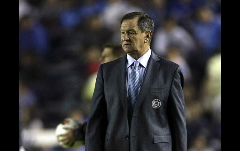 Enrique Meza de Cruz Azul, durante juego de la Copa Libertadores. MEXSPORT  /