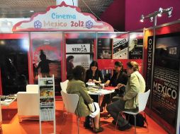 El Instituto Mexicano de Cinematografía, además, instaló un stand en el Mercado del Film, en Cannes. NOTIMEX  /