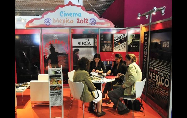 El Instituto Mexicano de Cinematografía, además, instaló un stand en el Mercado del Film, en Cannes. NOTIMEX  /