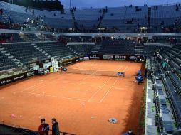 El Foro Itálico quedó vacío luego de la suspensión de la final. AFP  /