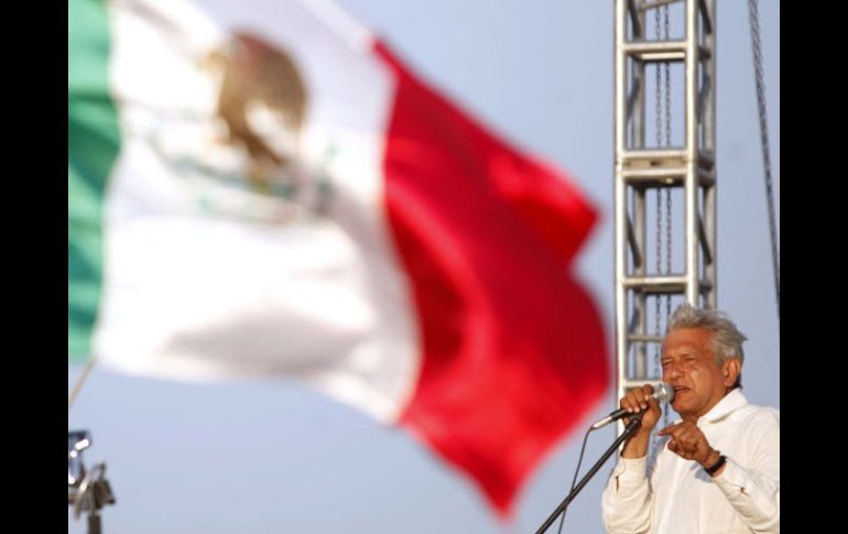 Andrés Manuel López Obrador durante acto de campaña realizado en Ecatepec, Estado de México. EL UNIVERSAL  /