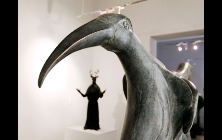 Esculturas de la artista inglesa-mexicana Leonora Carrington.  /