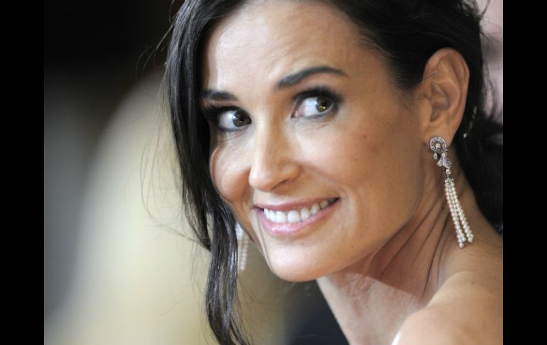 En forma reciente, Demi Moore salió de la clínica en la que permaneció durante semanas por una fuerte depresión. ARCHIVO  /